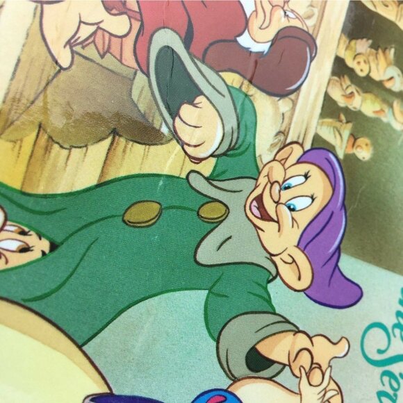 Snow White and the Seven Dwarfs Grolier 1994 Hardcover Book Disney Vintage u - Picture 2 of 12